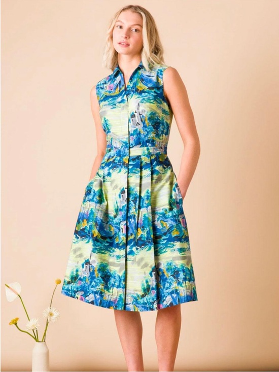 Emily And Fin Dresses & Skirts - NWOT Emily and Fin “Bake Shop Browsing” Lined Midi Dress w/ Pockets